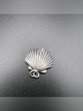 Sterling Silver Scallop Seashell Charm